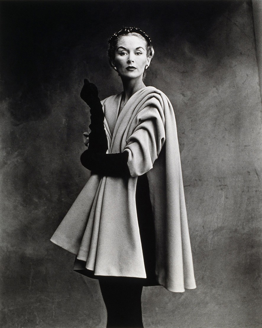 Balenciaga Mantle Coat (Lisa Fonssagrives-Penn), Paris ; 1950