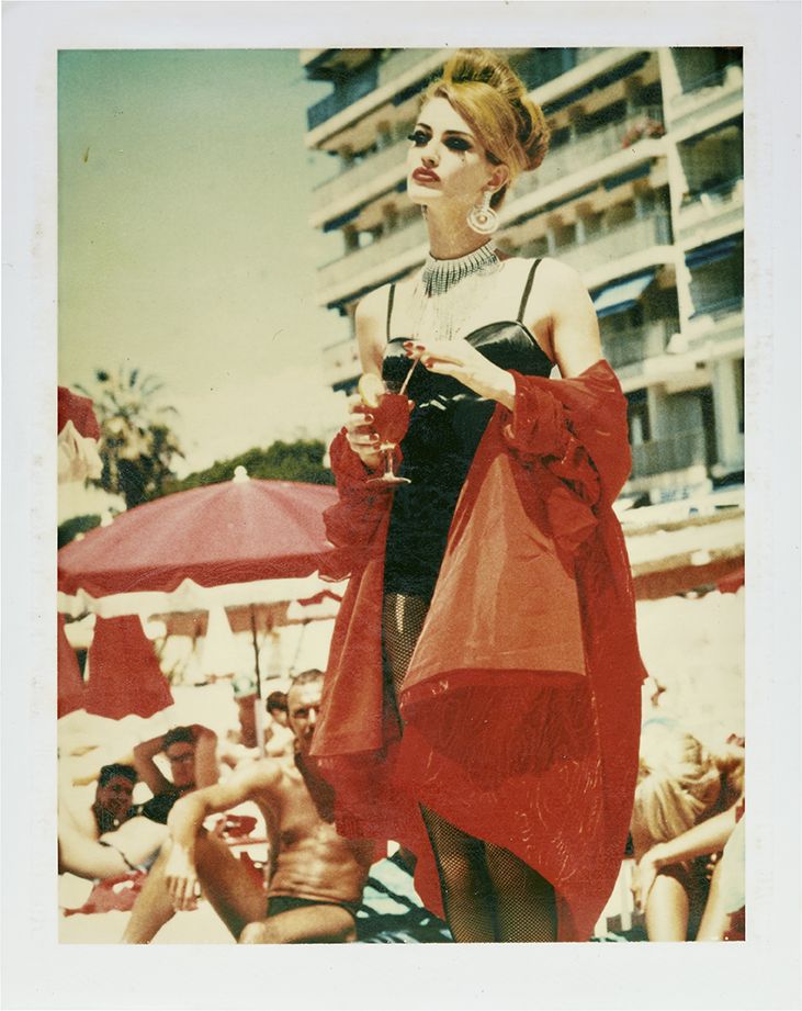The Red Baroness, Karen Mulder, Cannes, 1991